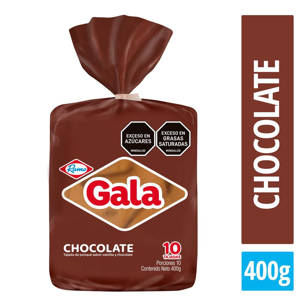 Ponqué GALA Chocolate Bloque (400  gr) img #1