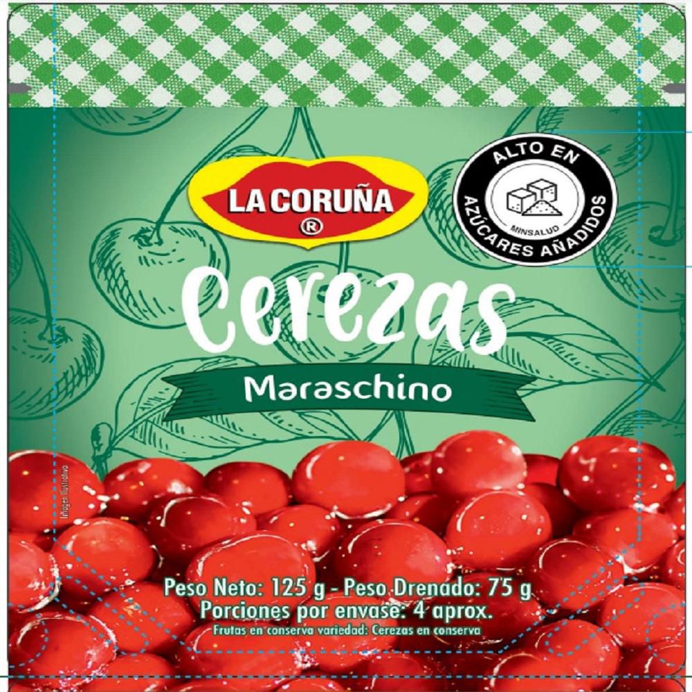 Cerezas CORUNA maraschino frutas en conserva (75  gr) img #1