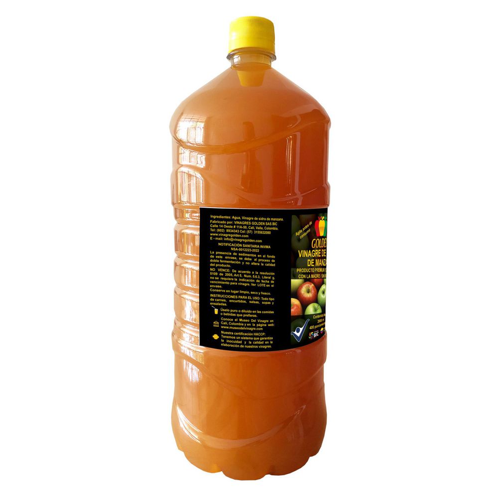 Vinagre sidra de manzana GOLDEN premium (2000  ml) img #2