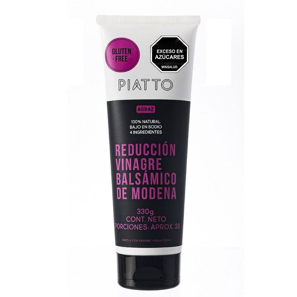 Vinagre balsámico PIATTO reducción agraz 100% natural (330  gr) img #1