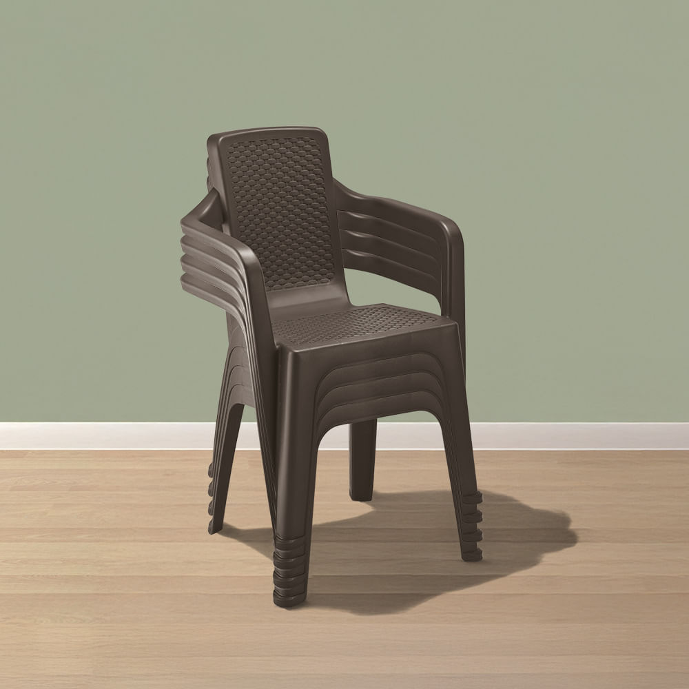 Silla Eterna Con Brazos Pack x 4 Und img #1