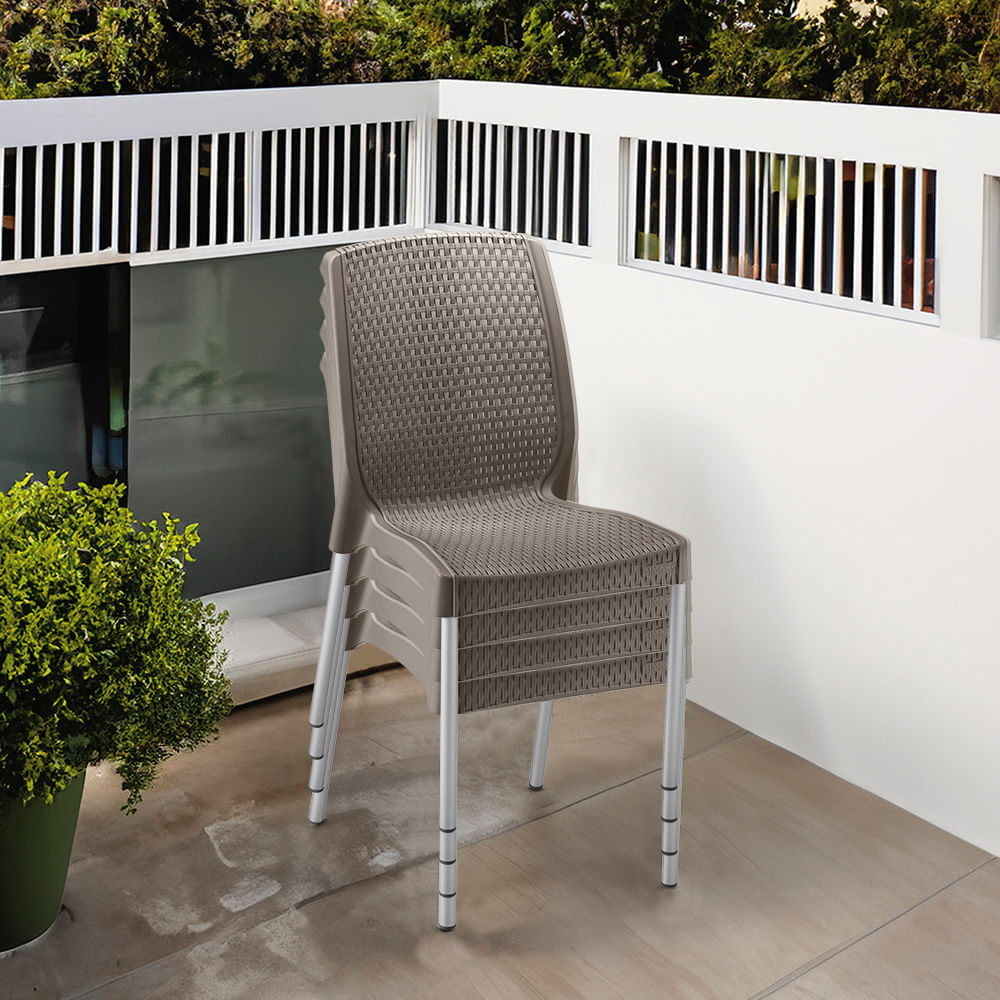 Silla Apariencia Shia Sin Brazos Pack X 4 Und img #1