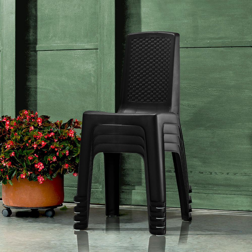 Silla Eterna Sin Brazos Pack x 4 Und img #1