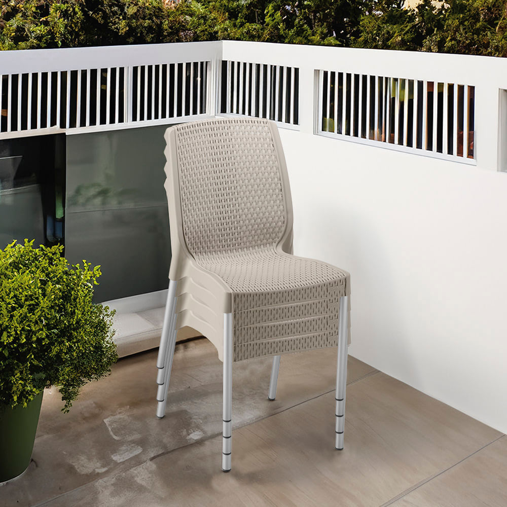 Silla Apariencia Shia Sin Brazos Pack X 4 Und img #1
