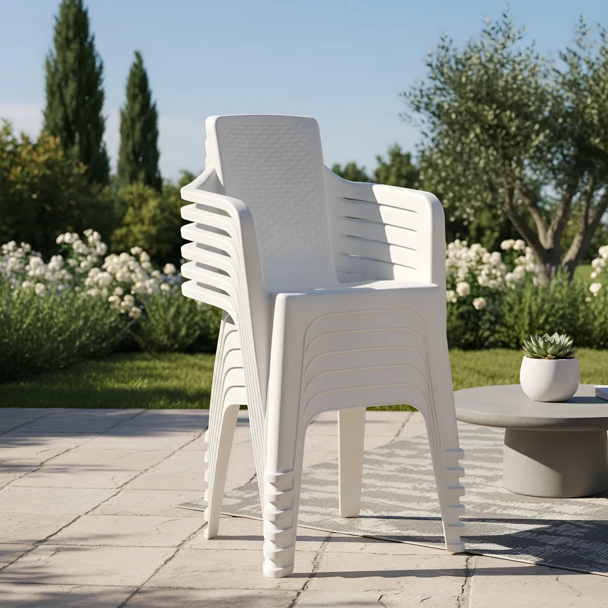 Silla Eterna Con Brazos Pack x 6 Und img #1