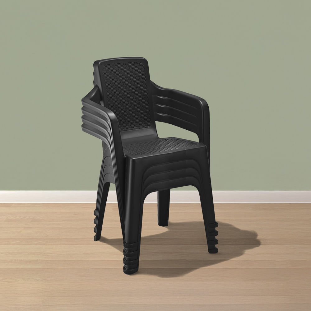 Silla Eterna Con Brazos Pack x 4 Und img #1