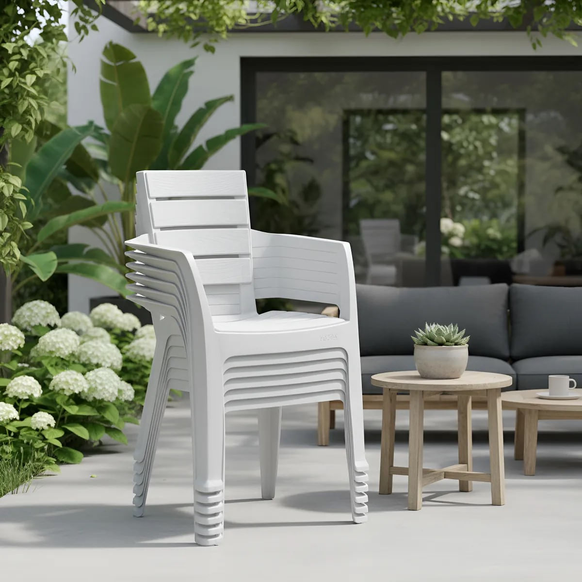 Silla Barú Con Brazos Pack x 6 Und img #1