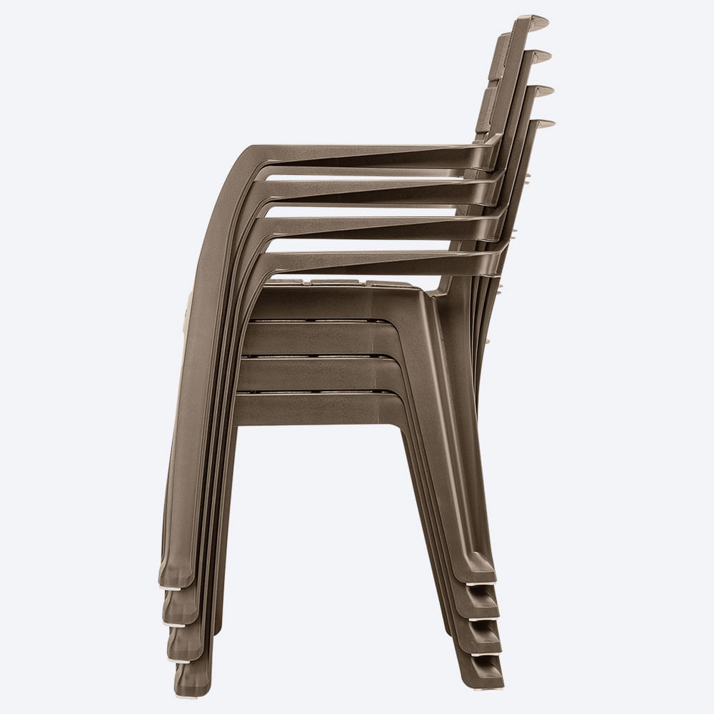 Silla Barú Con Brazos Pack x 4 Und img #4