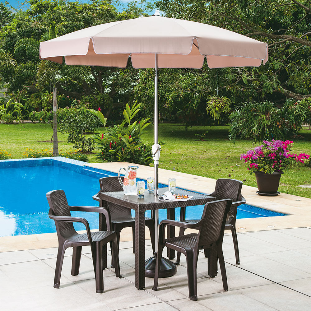 Combo Comedor Eterna 1 Mesa + 4 Sillas Con Brazos Rimax img #4