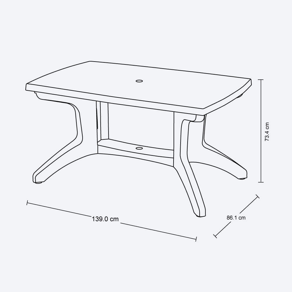Combo Comedor Familiar Provenzal (1 Mesa + 6 Sillas Sin Brazos) img #6