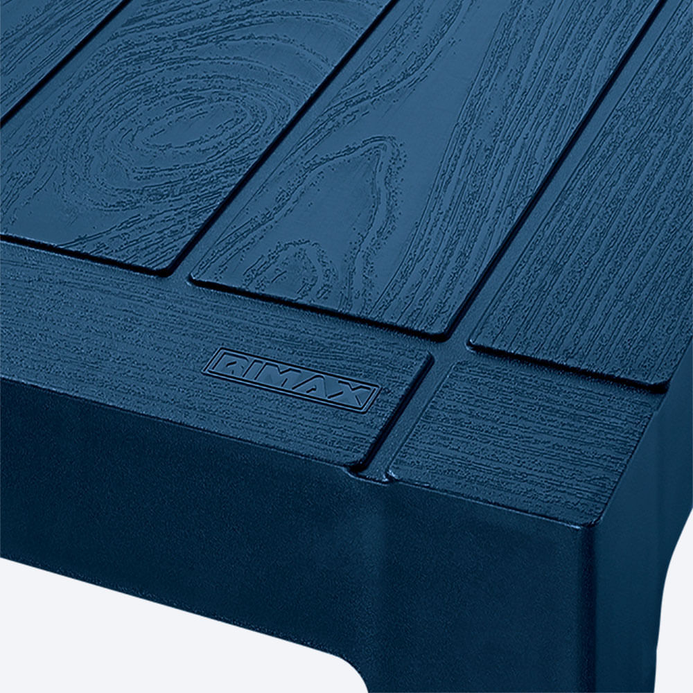 Combo Comedor Barú Trendy 1 Mesa  4 Sillas Con Brazos Azul Petroleo img #5