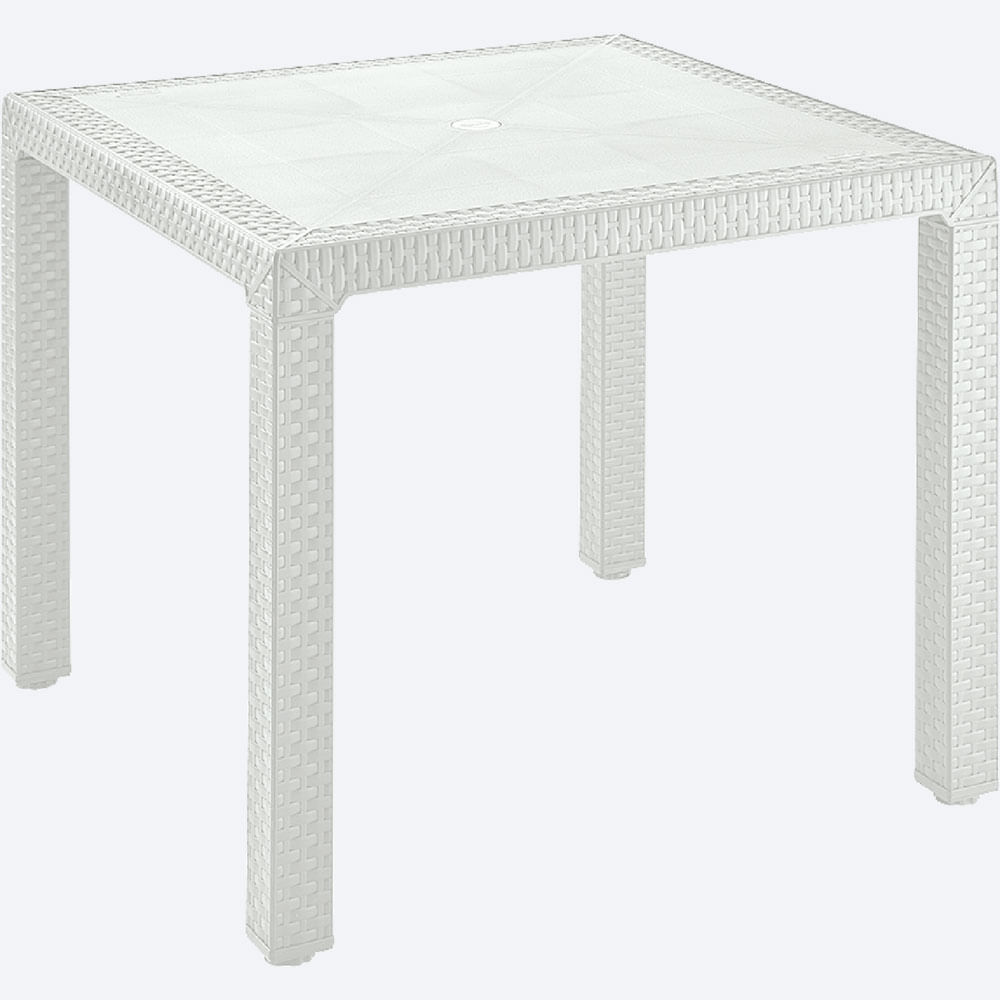 Combo Comedor Eterna 1 Mesa  4 Sillas Con Brazos Blanco Arena img #5