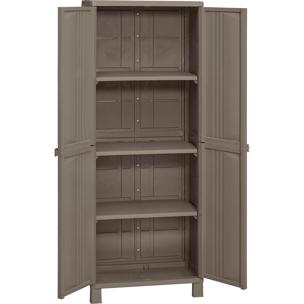 Combo Organizador Armario Grande Liviano Home  Cajón Móvil Plano 28 Litros Mocca img #3