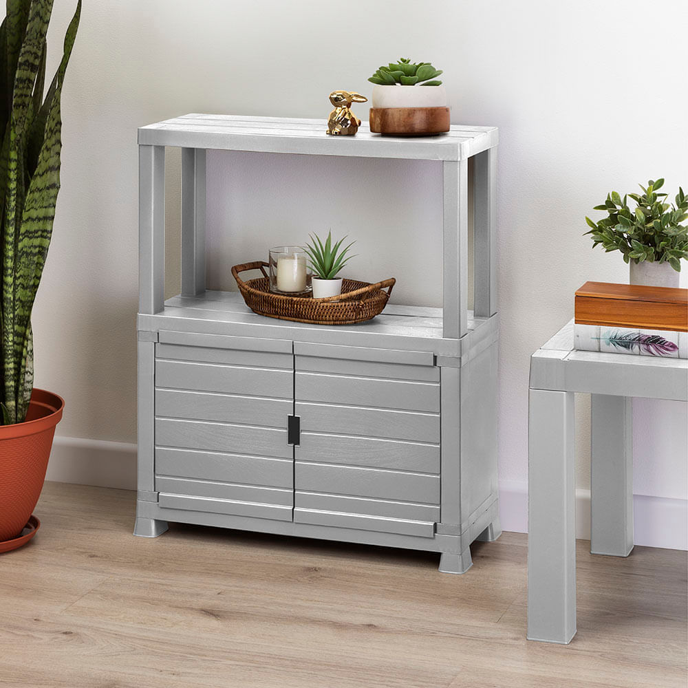 Combo Organizador Barú Armario Grande  Mueble Organizador Gris img #8