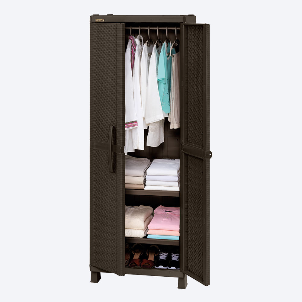 Combo Alcoba Rattan Armario Para Ropa  Mesa Personal Cama Wengue img #2