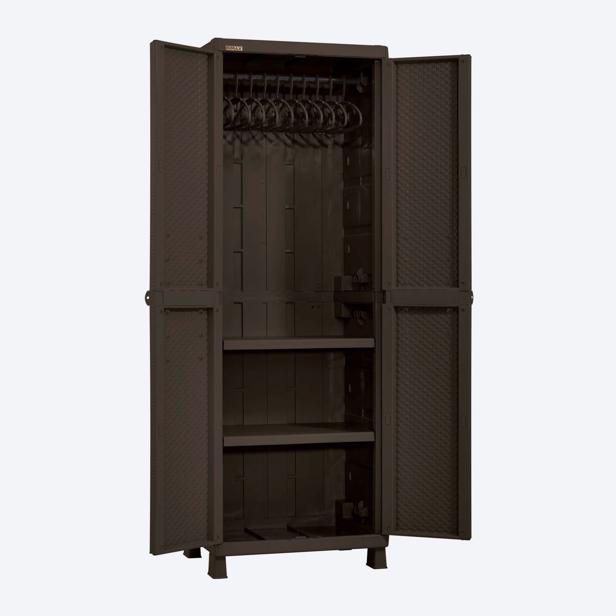 Combo Alcoba Rattan Armario Para Ropa  Mesa Personal Cama Wengue img #4