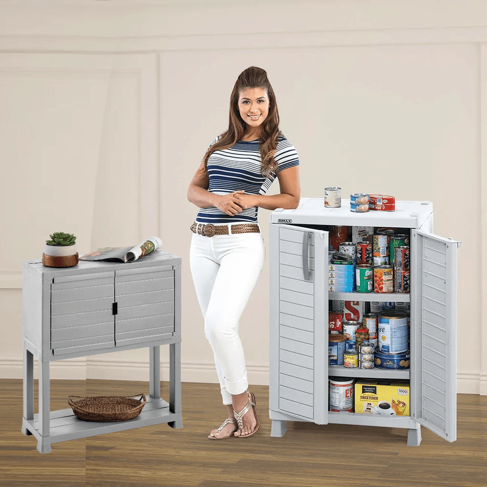 Combo Organizador Barú Armario Mediano  Mueble Organizador Gris img #1