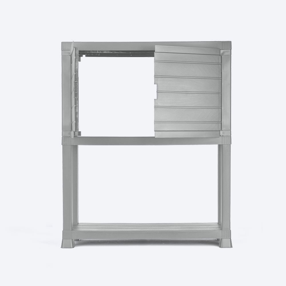 Combo Organizador Barú Armario Mediano  Mueble Organizador Gris img #13