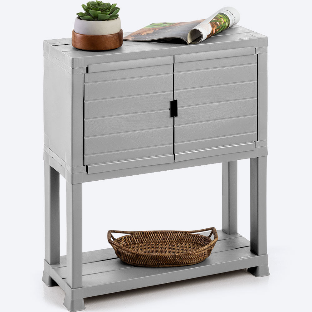 Combo Organizador Barú Armario Mediano  Mueble Organizador Gris img #7