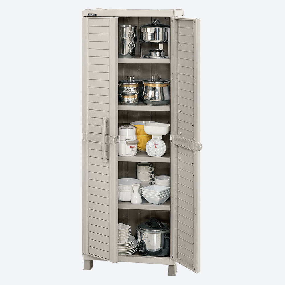Combo Cocina Barú Armario Grande  Estante 5N 18" Taupe img #2