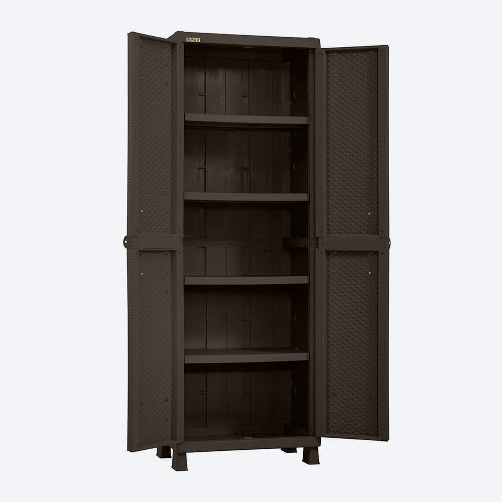 Combo Organizador Rattan Armario Grande  Cajón Móvil Plano 28 Litros  Wengue img #3
