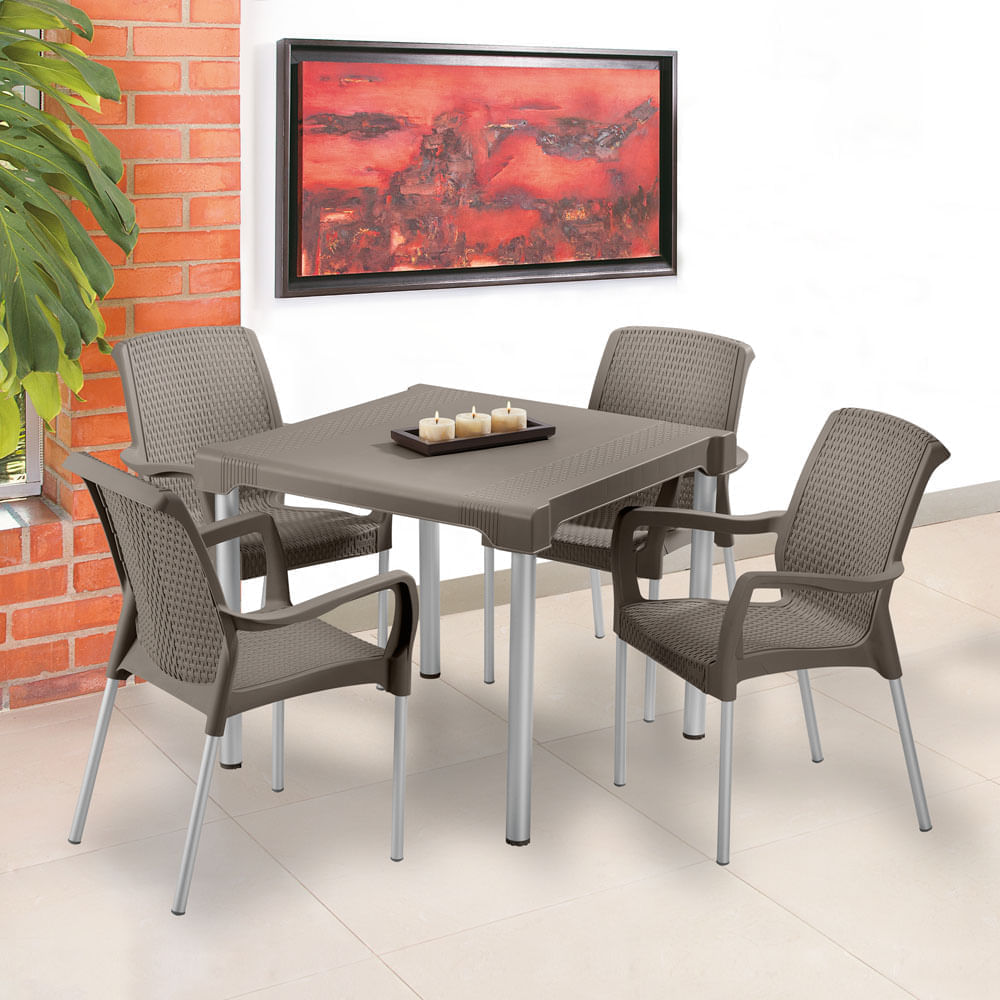 Silla Apariencia Shia Con Brazos X 2 Und img #7