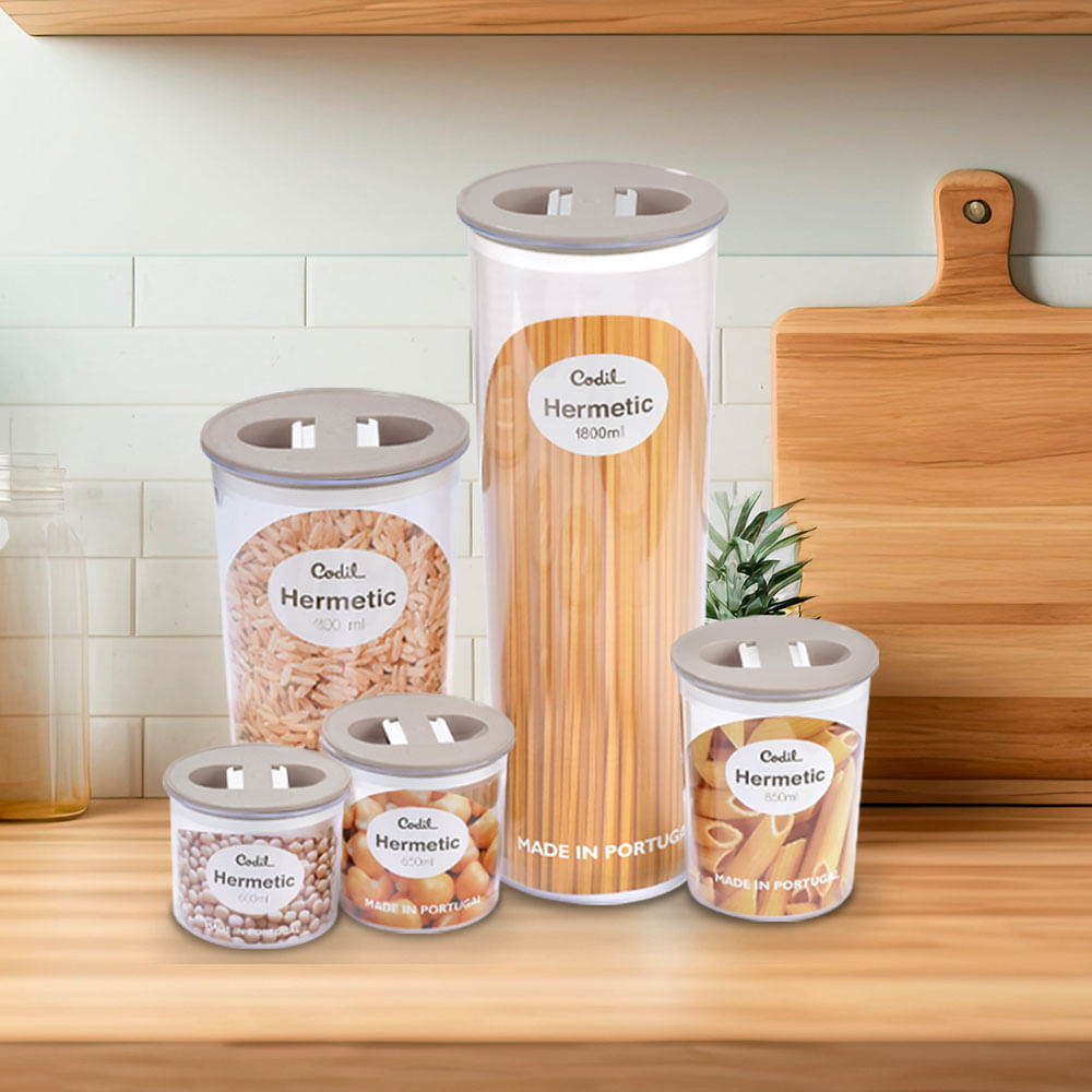Recipiente Hermético 650 ml Taupe img #3