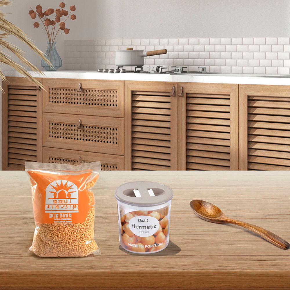 Recipiente Hermético 650 ml Taupe img #1