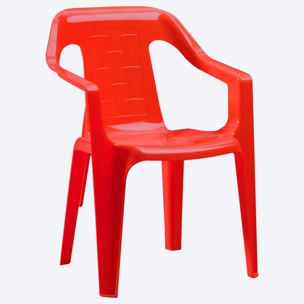 Combo Infantil 1 Mesa  4 Sillas Rojo img #3