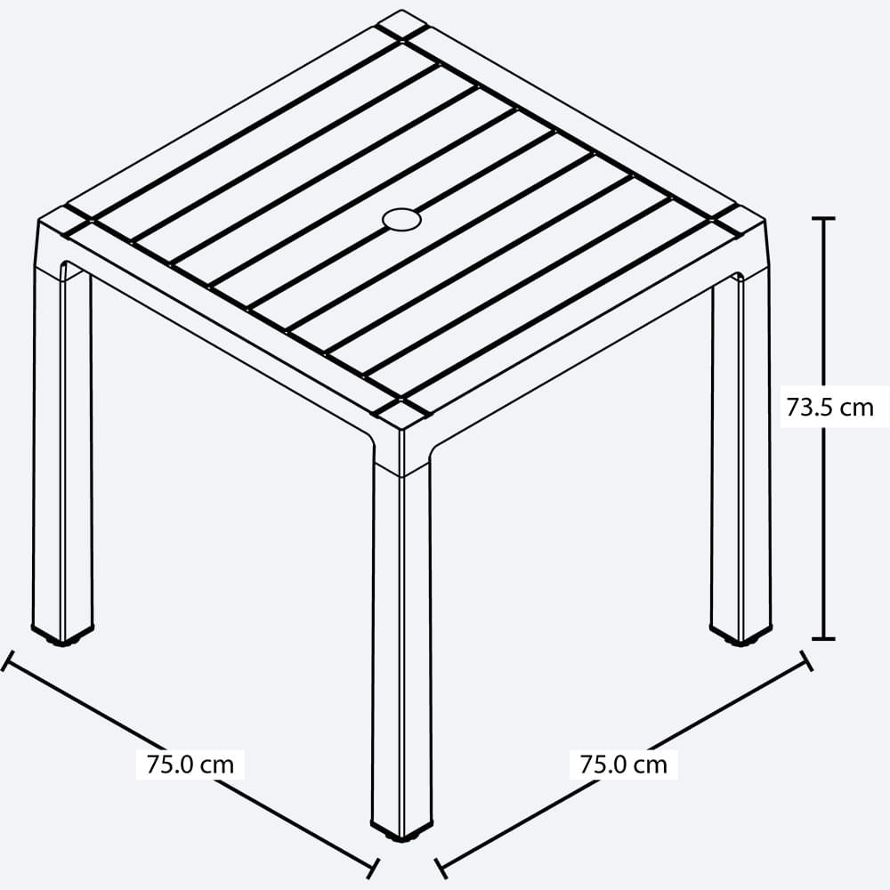 Combo Comedor Barú  (1 Mesa + 4 Sillas Sin Brazos + Armario Mediano Barú) img #3