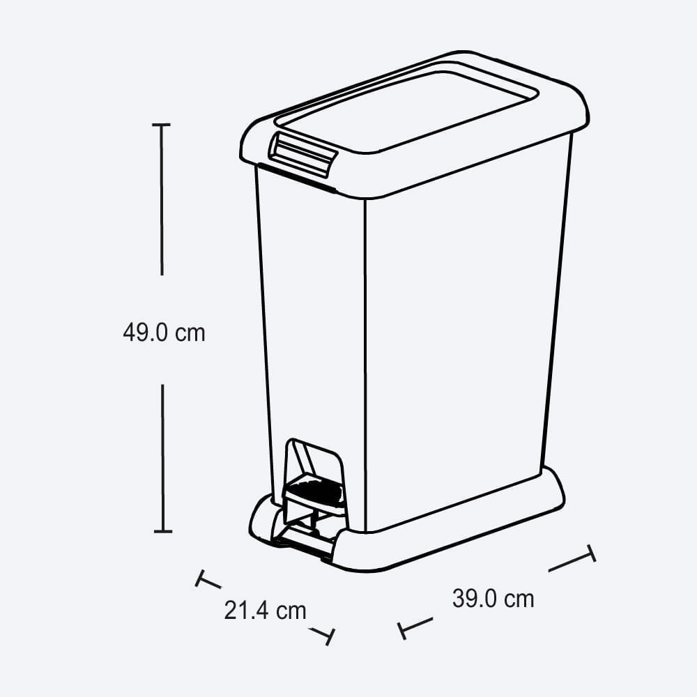 Basurero Pedal 20 Litros img #3