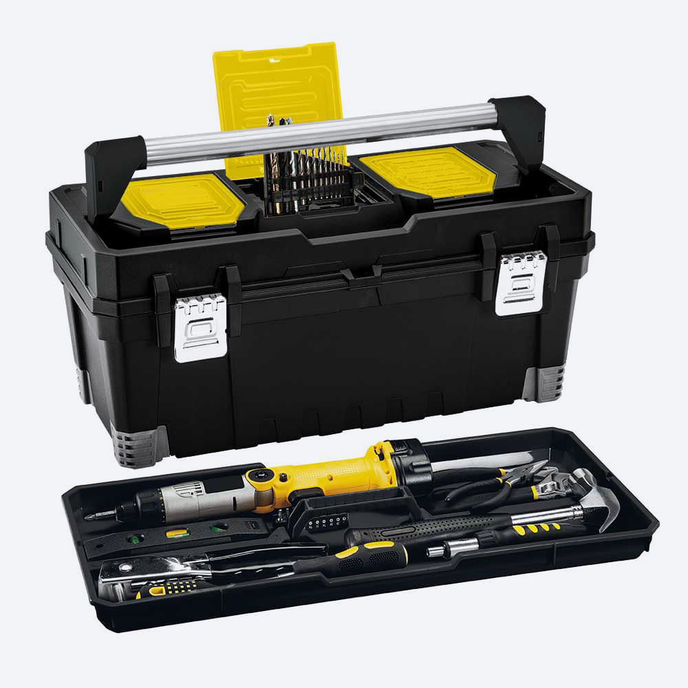 Caja Herramientas 25" Profesional Cerradura Metálica img #2