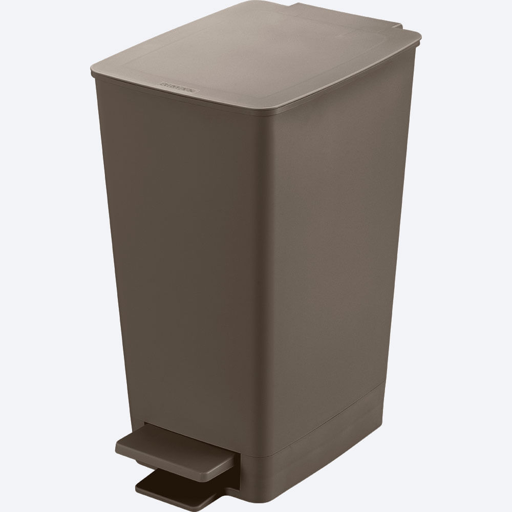 Combo Organizador Zona de Ropas Cesta de Ropa  Linum  Basurero Pedal Slim 8 Lt  Papelera Fique 6 Lt Mocca img #3