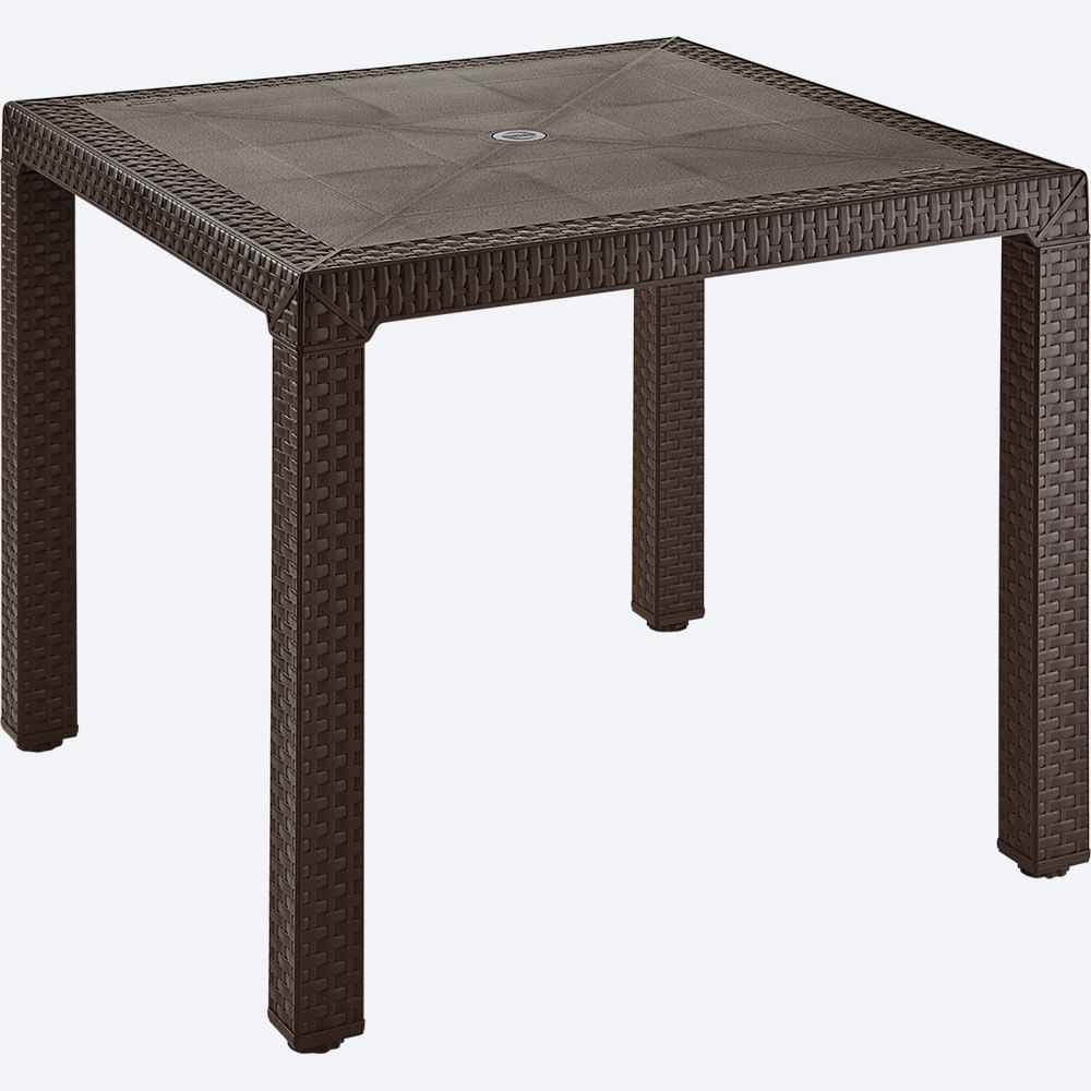 Combo Comedor Eterna 1 Mesa  4 Sillas Con Brazos  1 Armario Mediano Rattán Wengue img #2