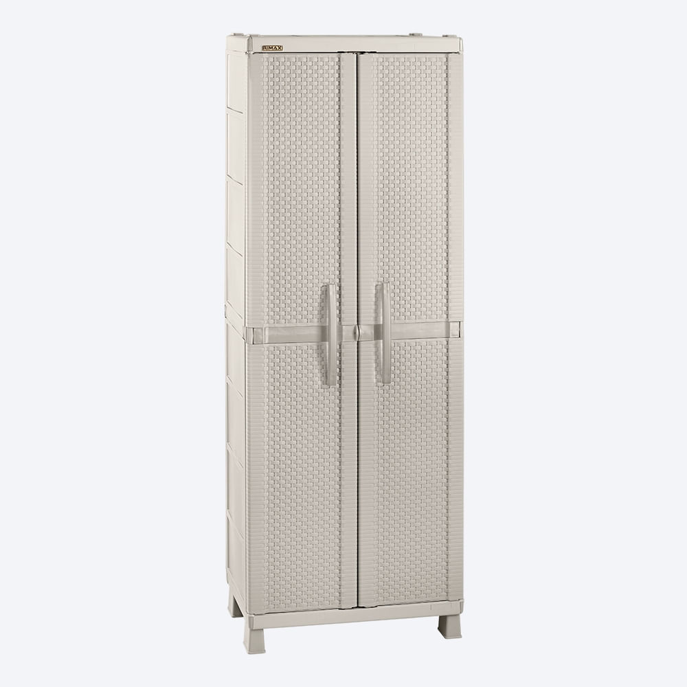 Combo Organizador Rattan Armario Grande  Cajón Móvil 40 Litros Taupe img #2