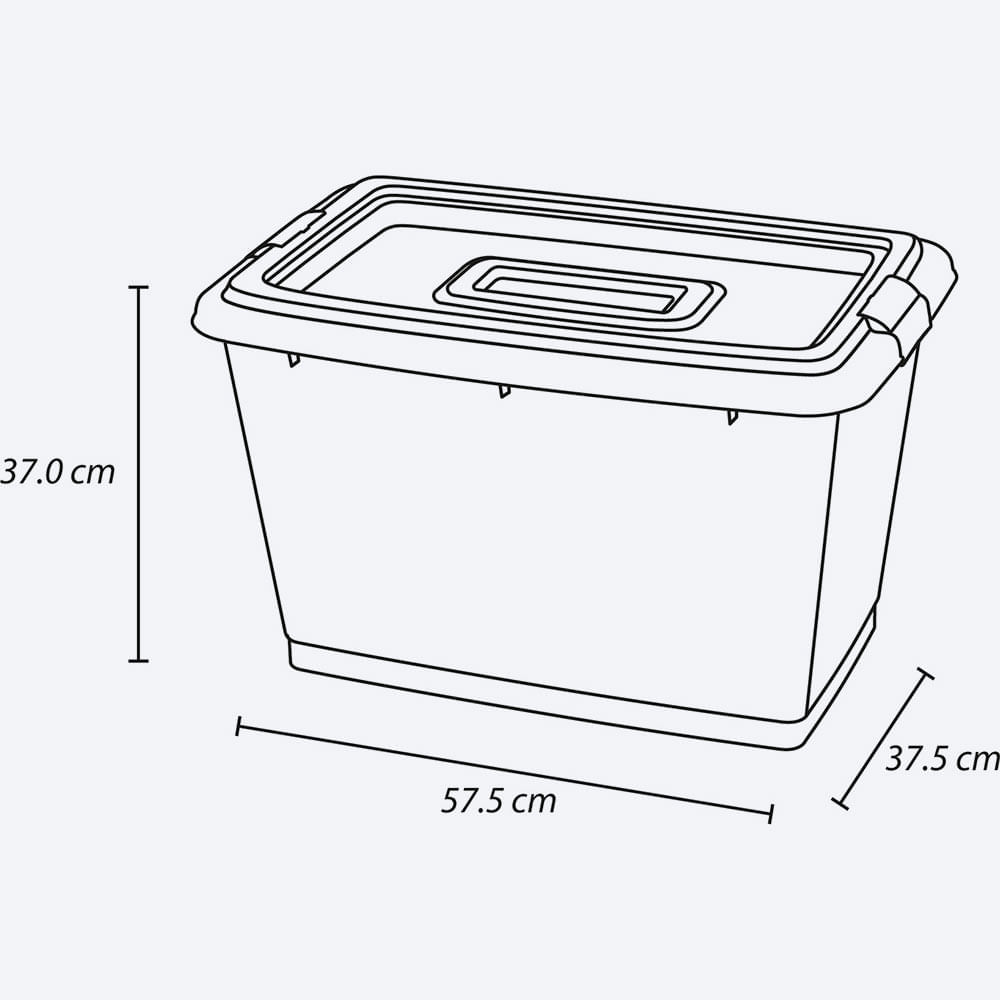 Combo Organizador Rattan Armario Grande  Cajón Móvil 40 Litros Taupe img #7