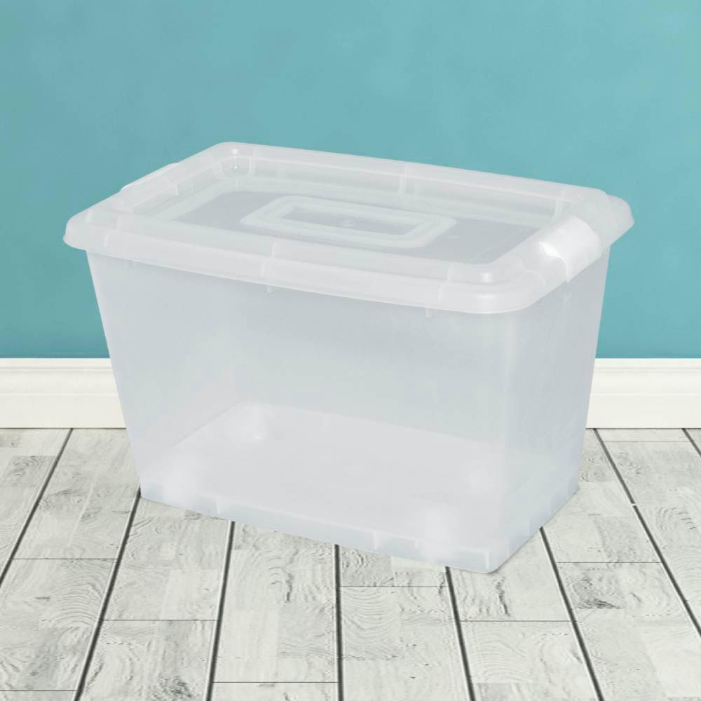 Combo Organizador Rattan Armario Grande  Cajón Móvil 40 Litros Taupe img #6
