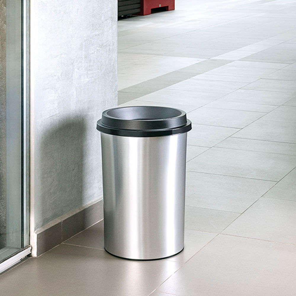 Papelera Evo Apariencia Metal 25 L img #1