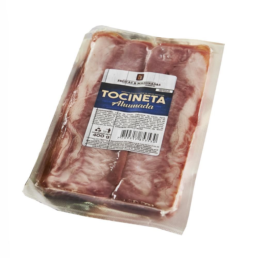 Tocineta FRESCAS & MADURADAS COLOMBIA ahumada (400  gr) img #1