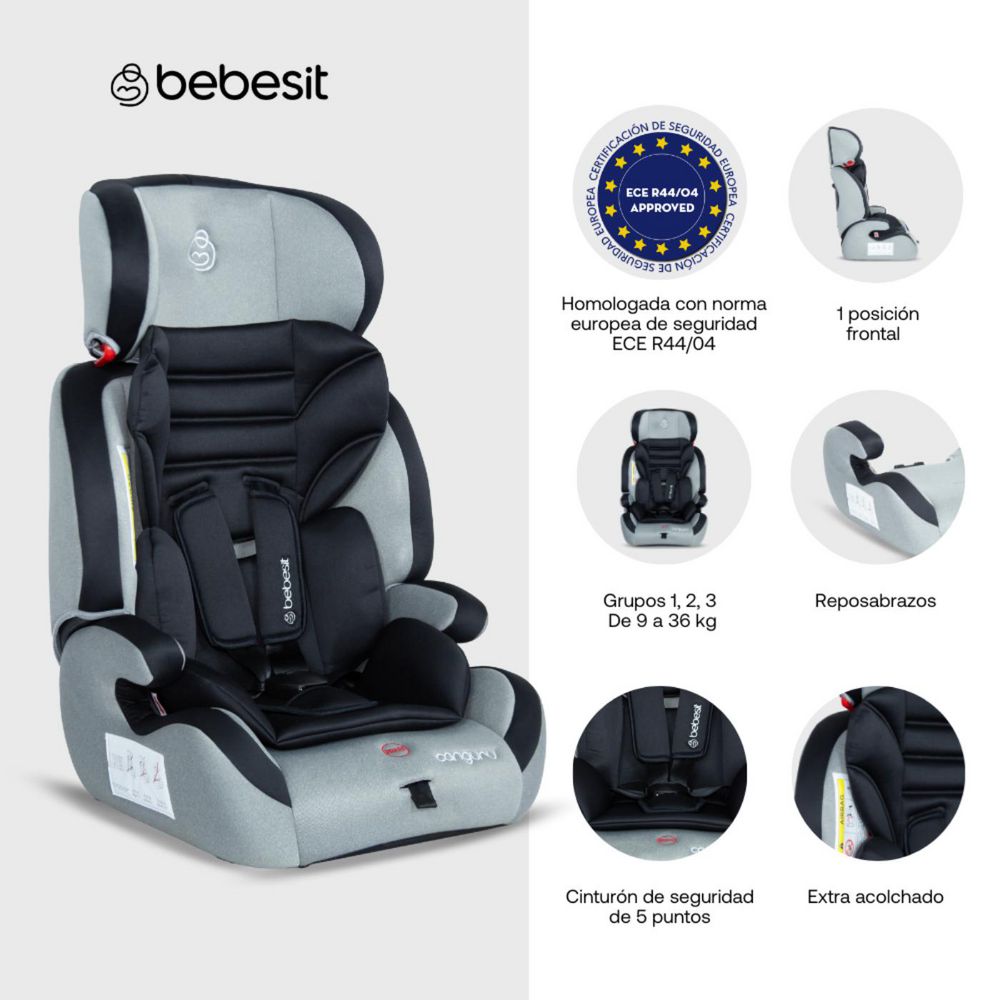 Silla para carro bebé Canguru Grupo IIIIII BEBESIT img #1