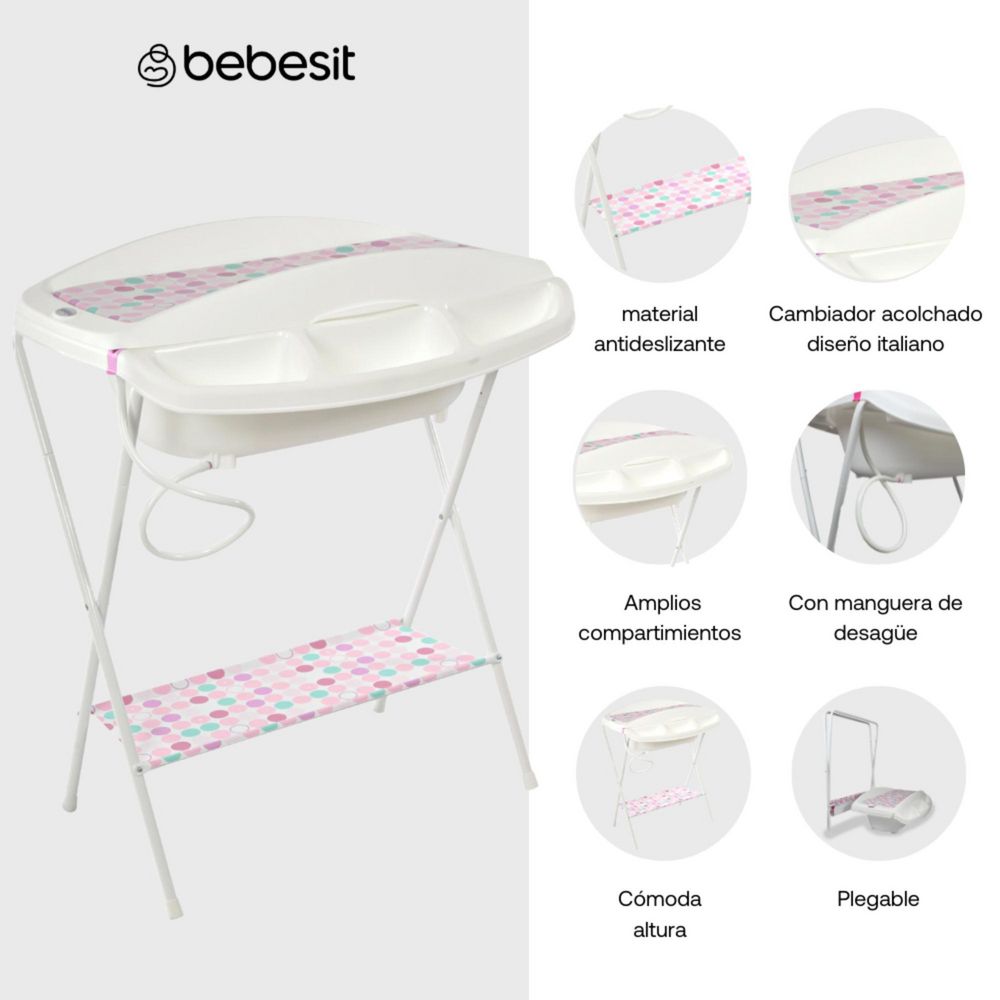 Bañera con soporte para bebé Gaviota PRINSEL img #1