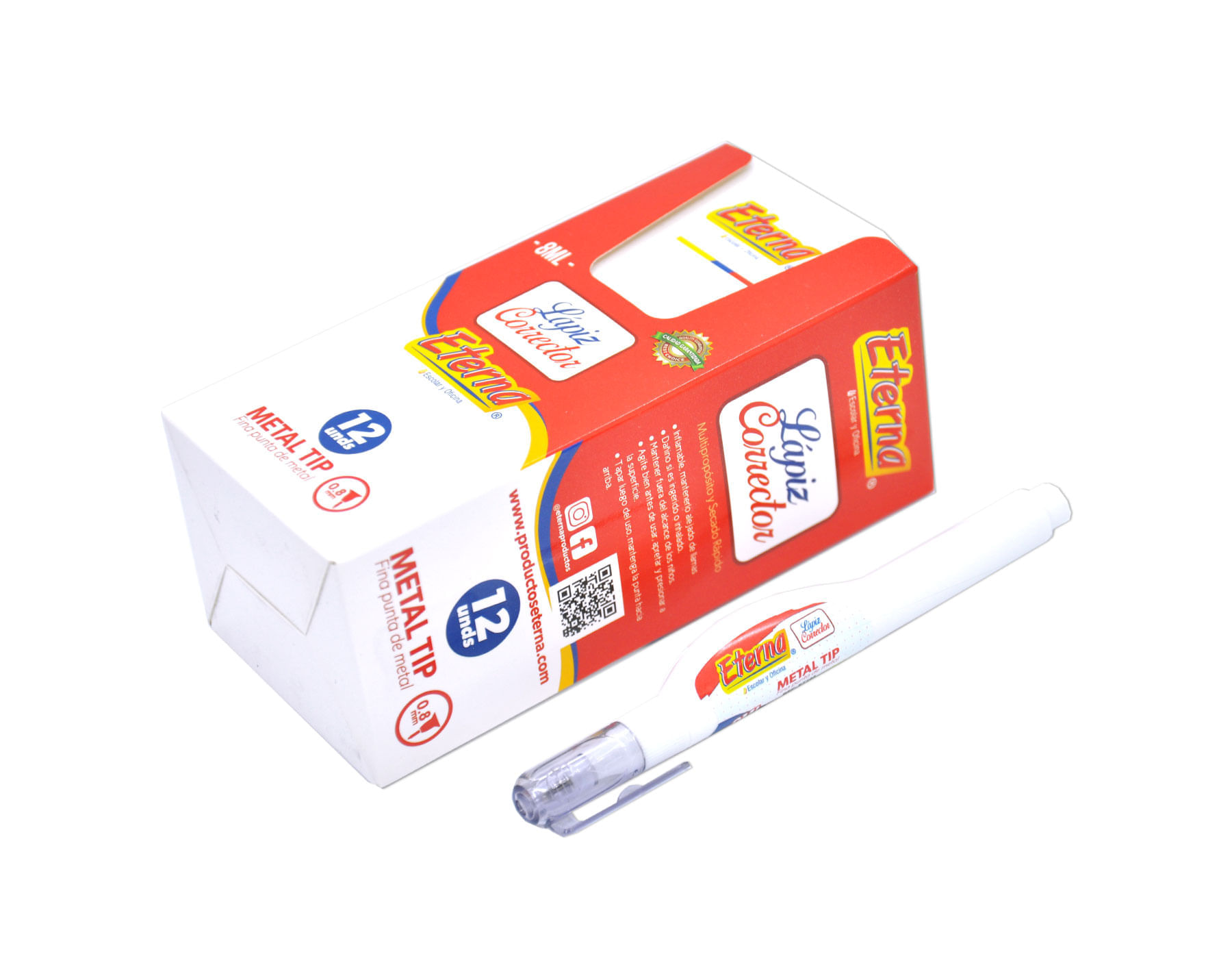 Lápiz Corrector Liquido Eterna 8ML img #3