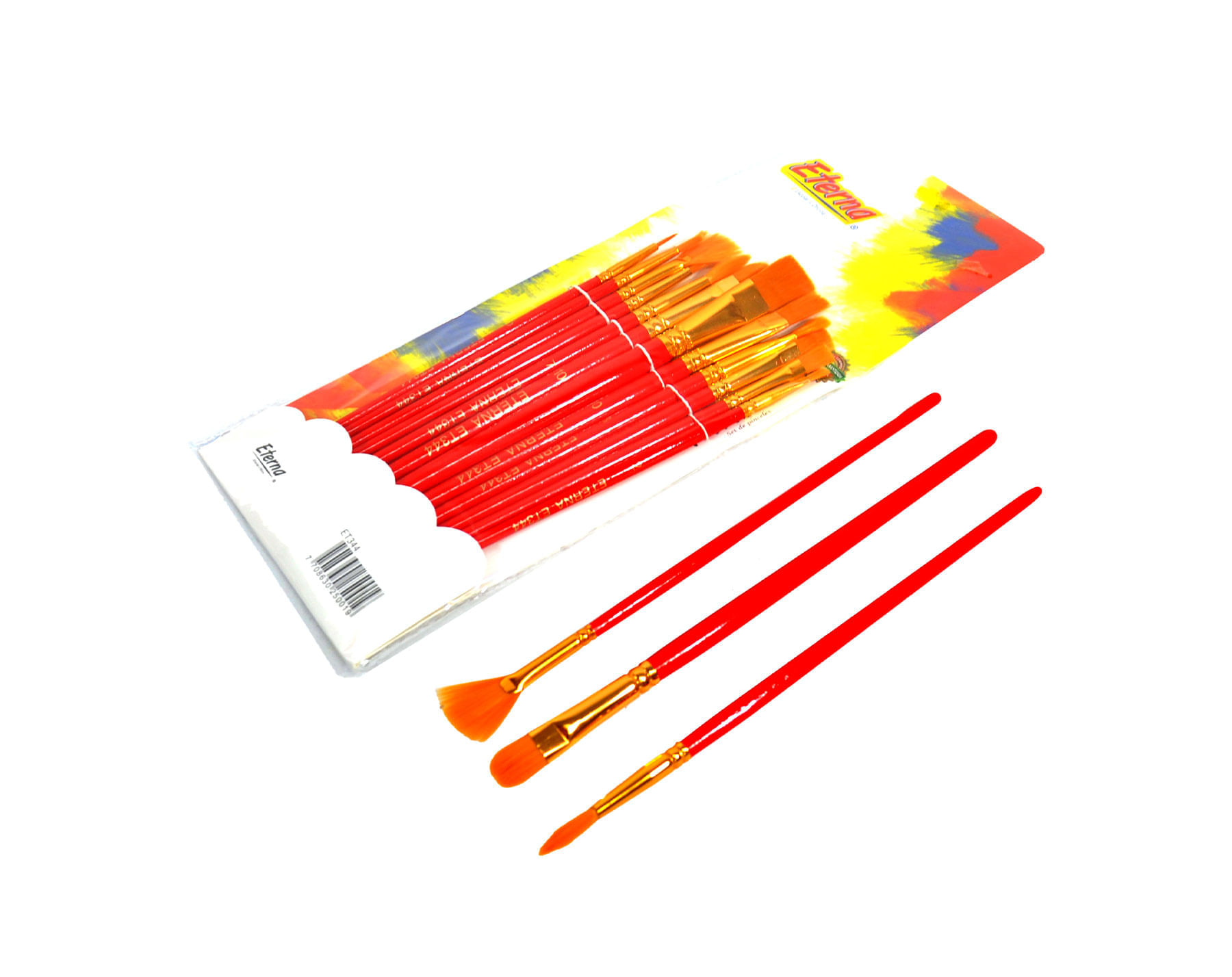Set de Pinceles  Rojo Multiusos Eterna img #2