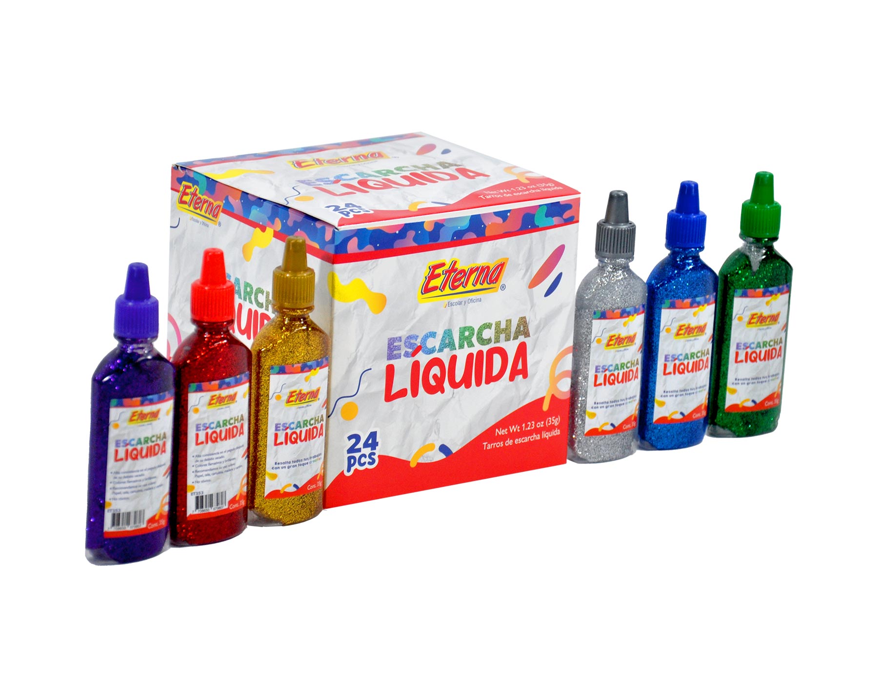 Pegamento  Escarchado Colores Eterna 35 G img #2