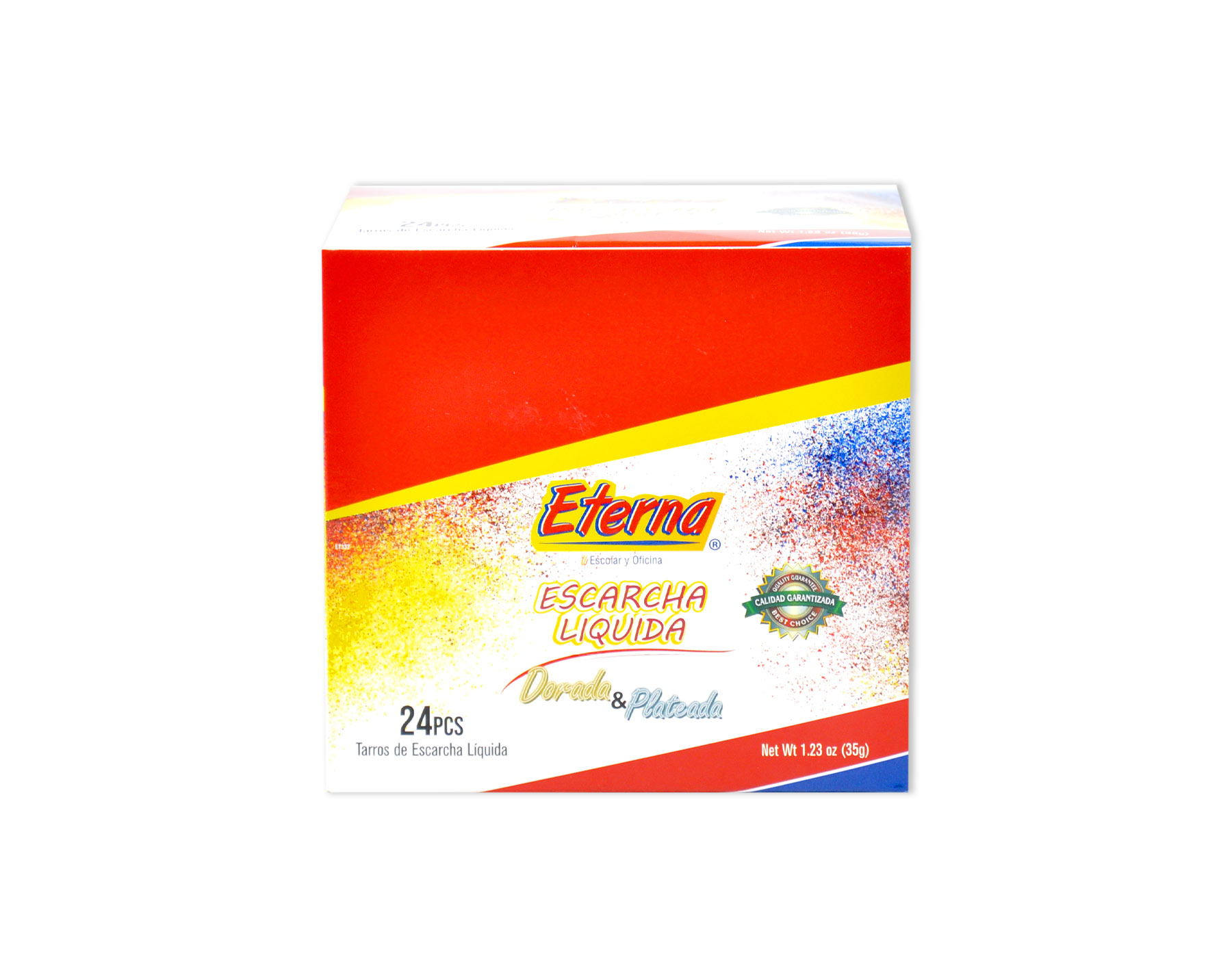 Pegamento  Escarchado Dorado y Plateado Eterna 35 G img #1