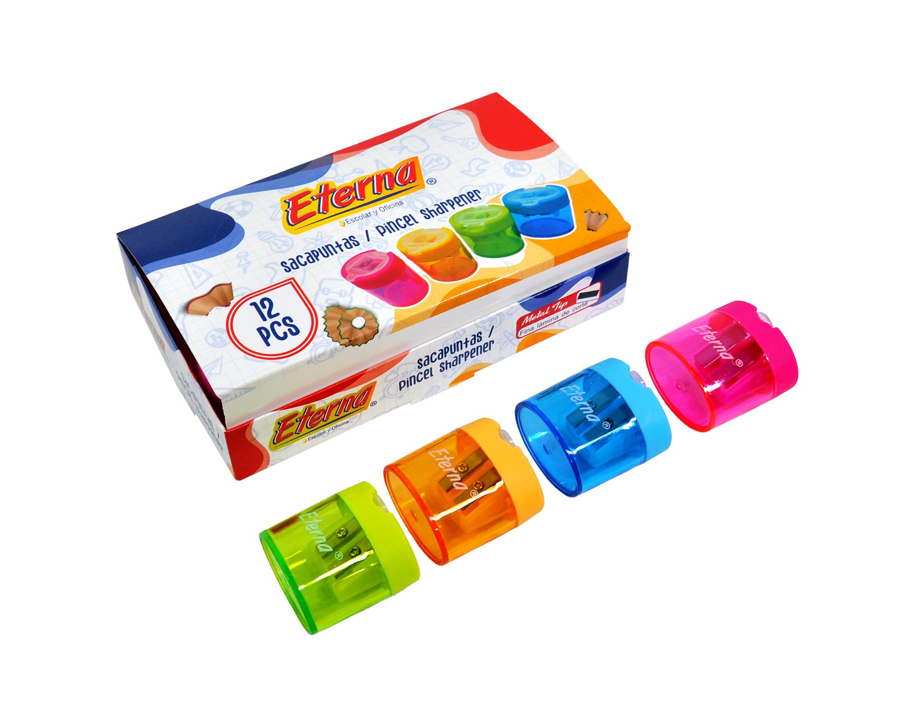 Sacapuntas Neón  con Deposito Eterna img #3