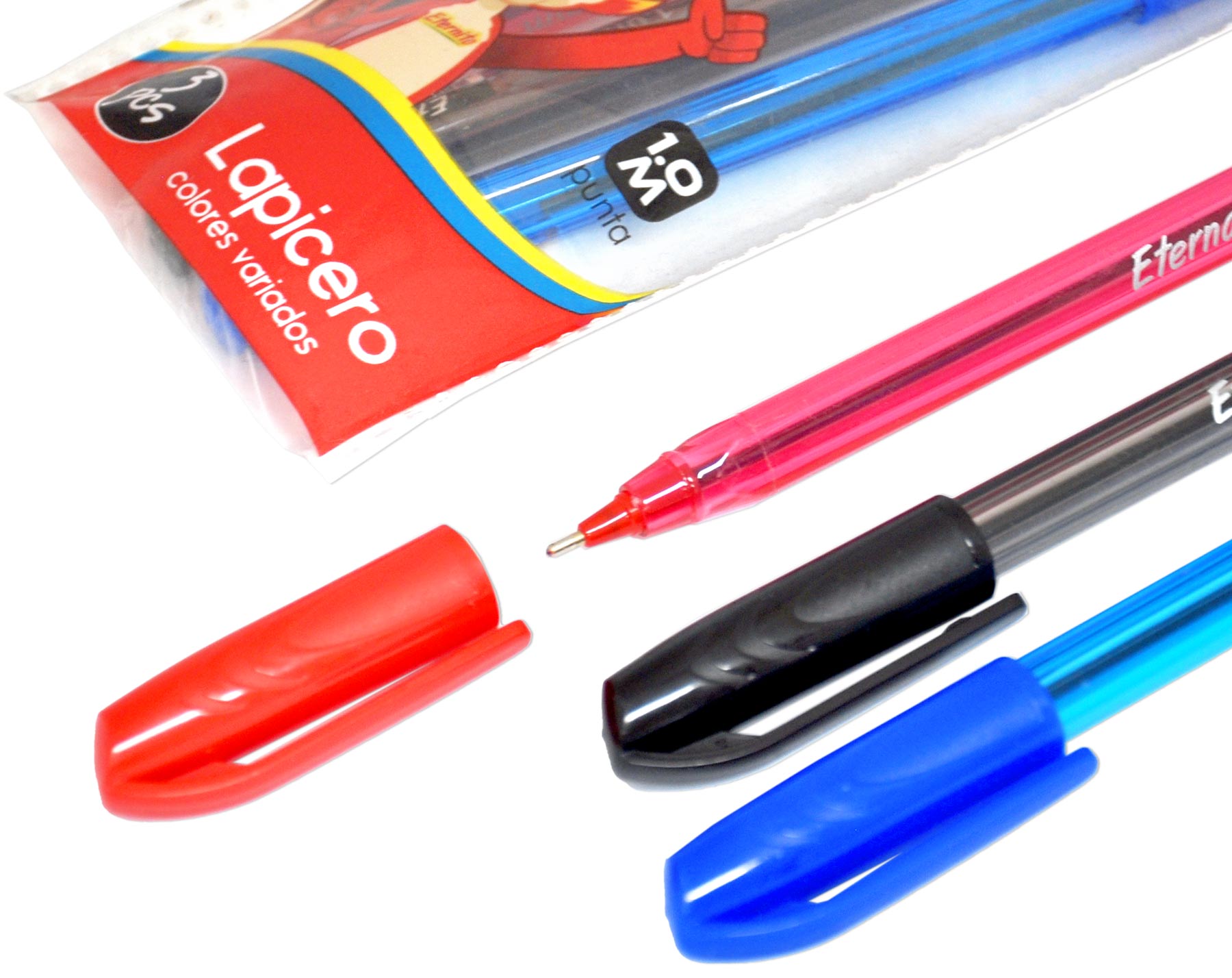 Set  Lapiceros de Colores  x 3 Eterna img #3