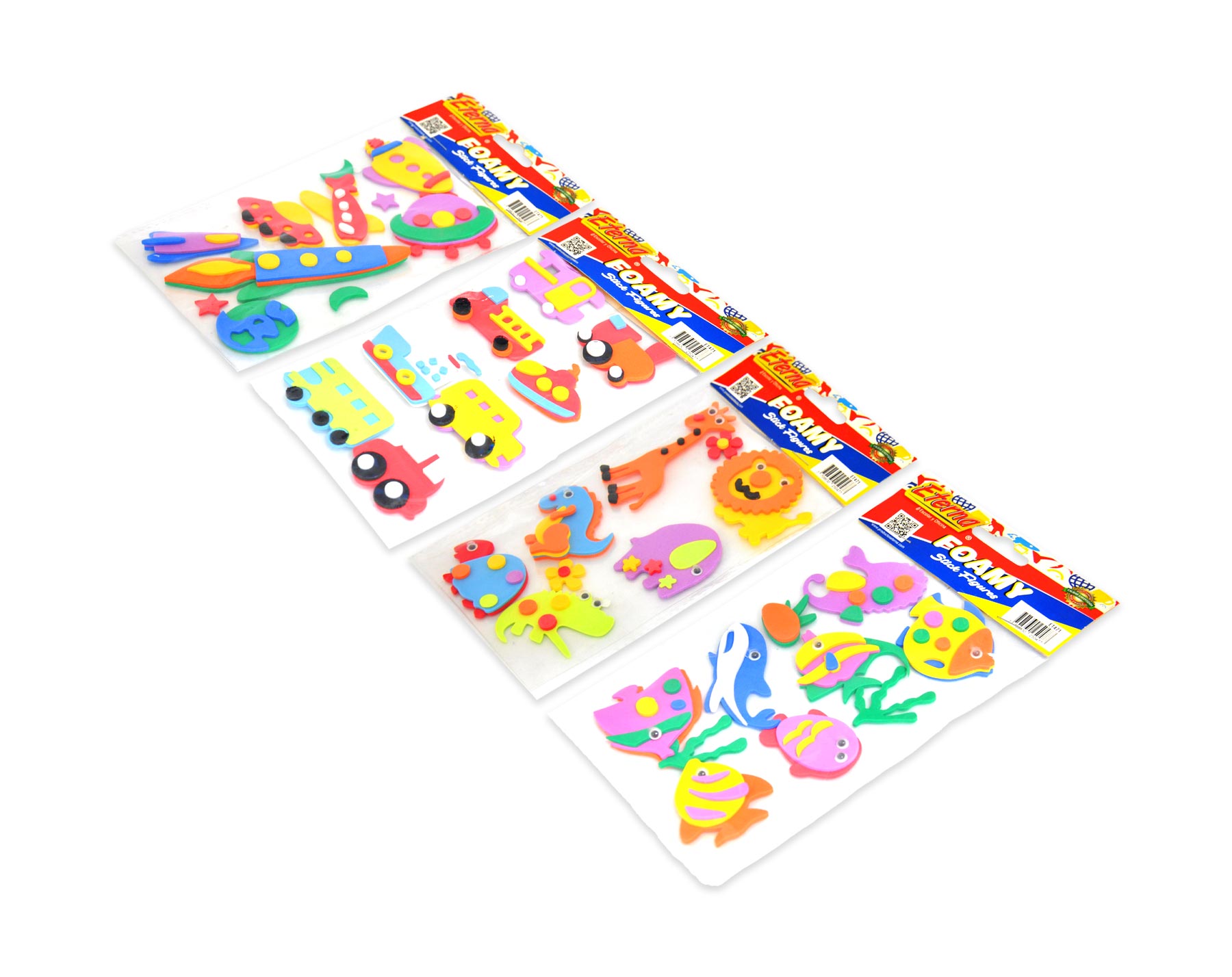 Sticker Foamy  Figuras Surtidas Eterna img #2