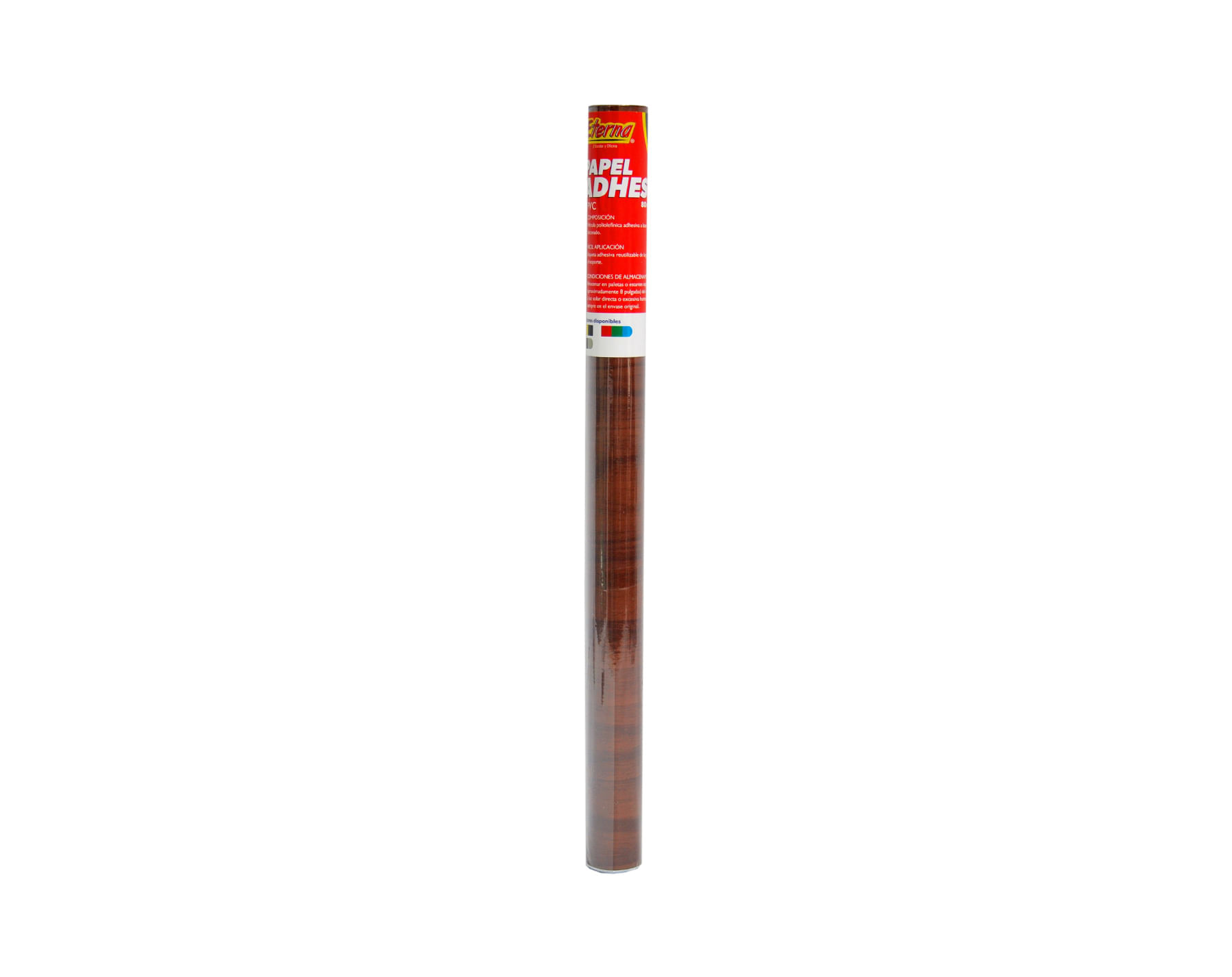 Rollo Papel Autoadhesivo Madera Oscura 3mt  Eterna img #1