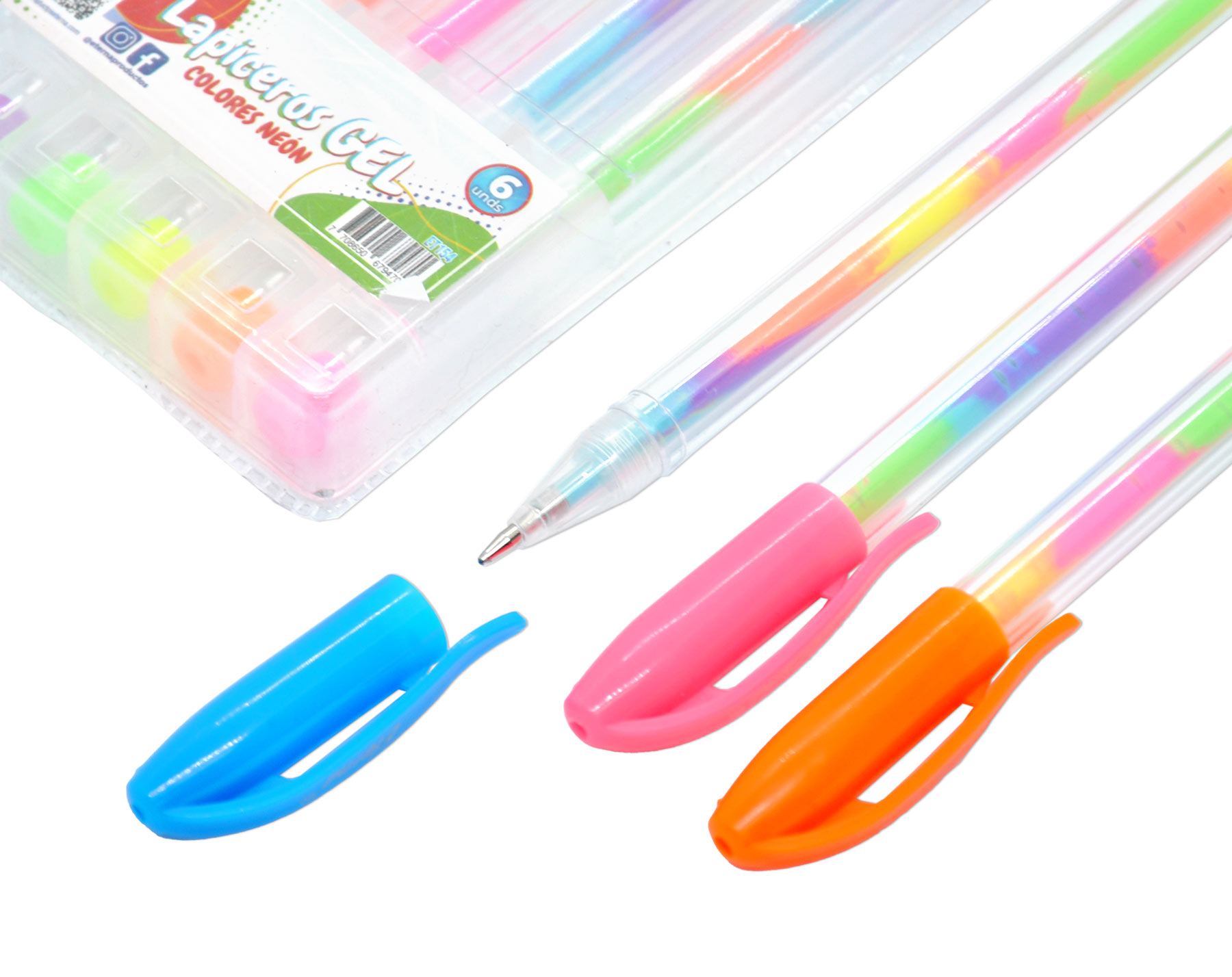 Lapicero Tinta de Multicolor Neón img #3
